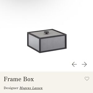 Audo Copenhagen Frame Box 14 / Dark Grey